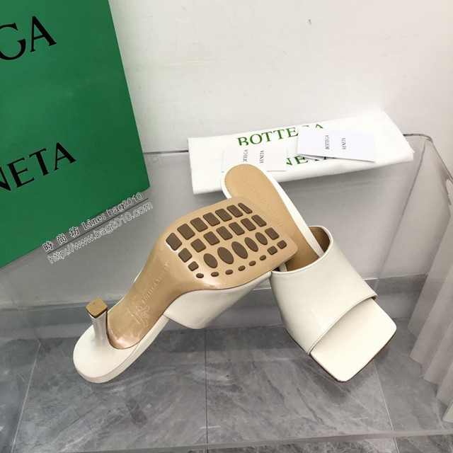 BOTTEGA VENETA高端時尚女鞋 寶緹嘉漆皮版2022-22早春最新高跟涼鞋拖鞋 dx3546